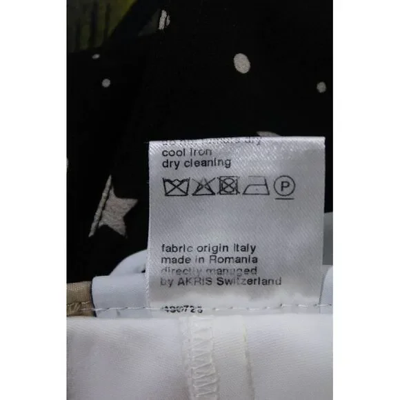 Akris Womens Tapered Leg Pleated Side Zip Dress Pants White Size 4 US - Picture 5 of 6